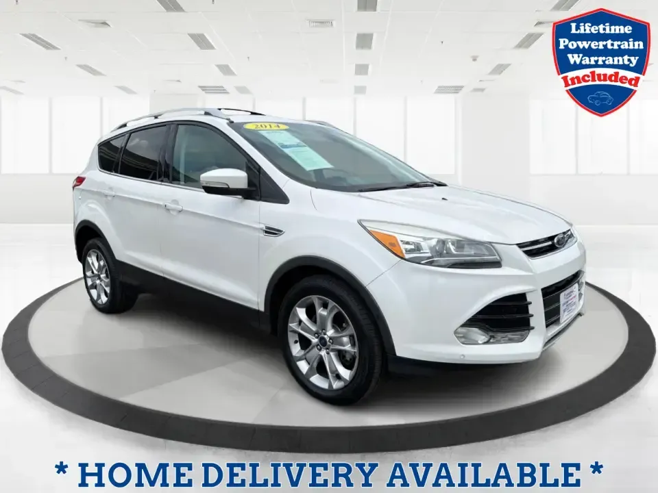 2014 Ford Escape Titanium (1FMCU9J92EU) with an 2.0L L4 DOHC 16V engine, 6-Speed Automatic transmission, located at 1951 S Dayton Lakeview Rd., New Carlisle, OH, 45344, (937) 908-9800, 39.890999, -84.050255 - Weekend escapes, daily commutes down I70, or family errands between New Carlisle and Huber Heights feel a whole lot easier when your SUV is comfortable, capable, and packed with the features you actually use. This 2014 Ford Escape Titanium 4WD is built for real life in Ohio-whether you're heading to - Photo#0