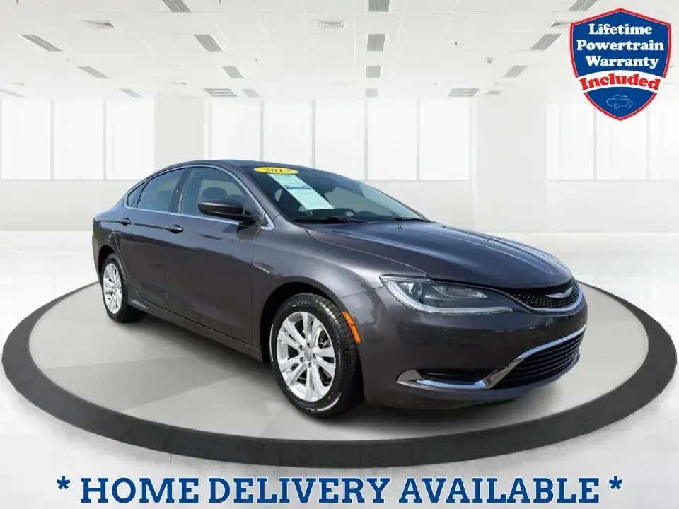 2015 Chrysler 200 Limited (1C3CCCAB6FN) with an 2.4L L4 DOHC 16V engine, 9-Speed Automatic transmission, located at 1099 N County Rd 25A , Troy, OH, 45373, (937) 908-9800, 40.057079, -84.212883 - Picture your next week: an easy I-75 commute, a comfortable run to Meijer, and a weekend cruise past the Miami County Fairgrounds-without stressing about how you'll get approved. This 2015 Chrysler 200 Limited is built for real life in Troy, Ohio: smooth, quiet, and efficient enough for daily drivin - Photo#0
