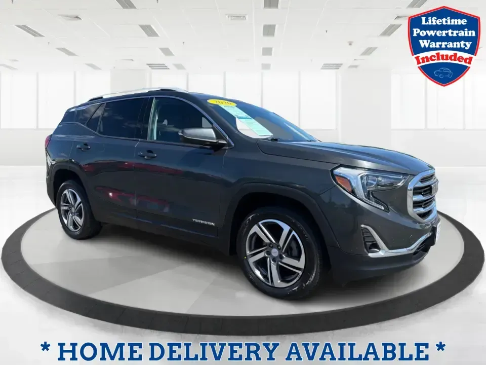 2020 GMC Terrain AWD SLT (3GKALVEV8LL) with an 1.4L L4 DOHC 16V TURBO engine, 6A transmission, located at 8750 N County Rd 25A, Piqua, OH, 45356, (937) 908-9800, 40.164391, -84.232513 - Whether you're shuttling kids to practice, grinding out a long commute up I75, or packing up for a weekend escape to Indian Lake, this 2020 GMC Terrain AWD SLT is built for real life in West Central Ohio. With confident all-wheel-drive capability, a comfortable upscale cabin, and smart tech for ever - Photo#0