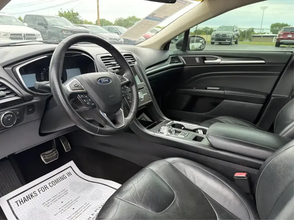 2018 Ford Fusion Titanium AWD (3FA6P0D9XJR) with an 2.0L L4 DOHC 16V engine, 6-Speed Automatic transmission, located at 1951 S Dayton Lakeview Rd., New Carlisle, OH, 45344, (937) 908-9800, 39.890999, -84.050255 - Picture a comfortable, capable sedan that makes daily commutes down I70 feel easy, keeps weekend plans on track, and still looks sharp pulling into dinner in nearby Huber Heights or downtown Dayton. This **2018 Ford Fusion Titanium AWD** is built for real-life driving in Ohio-whether you're navigati - Photo#9