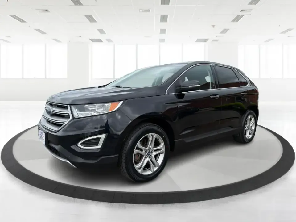 2018 Ford Edge Titanium (2FMPK4K82JB) with an 3.5L V6 DOHC 24V engine, 6A transmission, located at 1951 S Dayton Lakeview Rd., New Carlisle, OH, 45344, (937) 908-9800, 39.890999, -84.050255 - Need one SUV that can handle Ohio weather, keep the family comfortable, and still feel upscale for your daily commute? This 2018 Ford Edge Titanium in Shadow Black is built for real life-school runs, I-75 commuting, and weekend getaways to places like Charleston Falls Preserve-while giving you the p - Photo#8