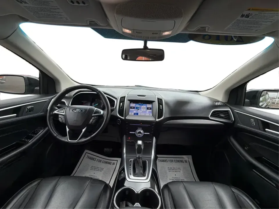 2018 Ford Edge Titanium (2FMPK4K82JB) with an 3.5L V6 DOHC 24V engine, 6A transmission, located at 1951 S Dayton Lakeview Rd., New Carlisle, OH, 45344, (937) 908-9800, 39.890999, -84.050255 - Need one SUV that can handle Ohio weather, keep the family comfortable, and still feel upscale for your daily commute? This 2018 Ford Edge Titanium in Shadow Black is built for real life-school runs, I-75 commuting, and weekend getaways to places like Charleston Falls Preserve-while giving you the p - Photo#22