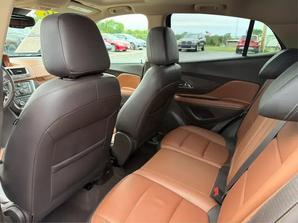 2016 Buick Encore Leather (KL4CJGSB0GB) with an Ecotec 1.4L I-4 DOHC engine, 6A transmission, located at 4508 South Dixie Dr, Moraine, OH, 45439, (937) 908-9800, 39.689976, -84.218452 - Need a small SUV that fits city parking, handles Ohio weather, and still feels upscale for date night in the Oregon District or a weekend run out toward Caesar Creek? This 2016 Buick Encore Leather AWD is built for real life in Moraine-easy to drive on South Dixie Dr, confident on I-75 and I-675, an - Photo#10