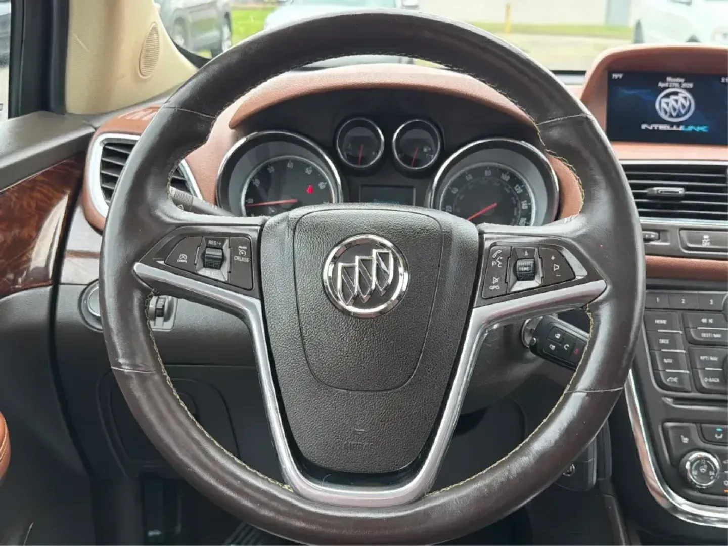 2016 Buick Encore Leather (KL4CJGSB0GB) with an Ecotec 1.4L I-4 DOHC engine, 6A transmission, located at 4508 South Dixie Dr, Moraine, OH, 45439, (937) 908-9800, 39.689976, -84.218452 - Need a small SUV that fits city parking, handles Ohio weather, and still feels upscale for date night in the Oregon District or a weekend run out toward Caesar Creek? This 2016 Buick Encore Leather AWD is built for real life in Moraine-easy to drive on South Dixie Dr, confident on I-75 and I-675, an - Photo#16