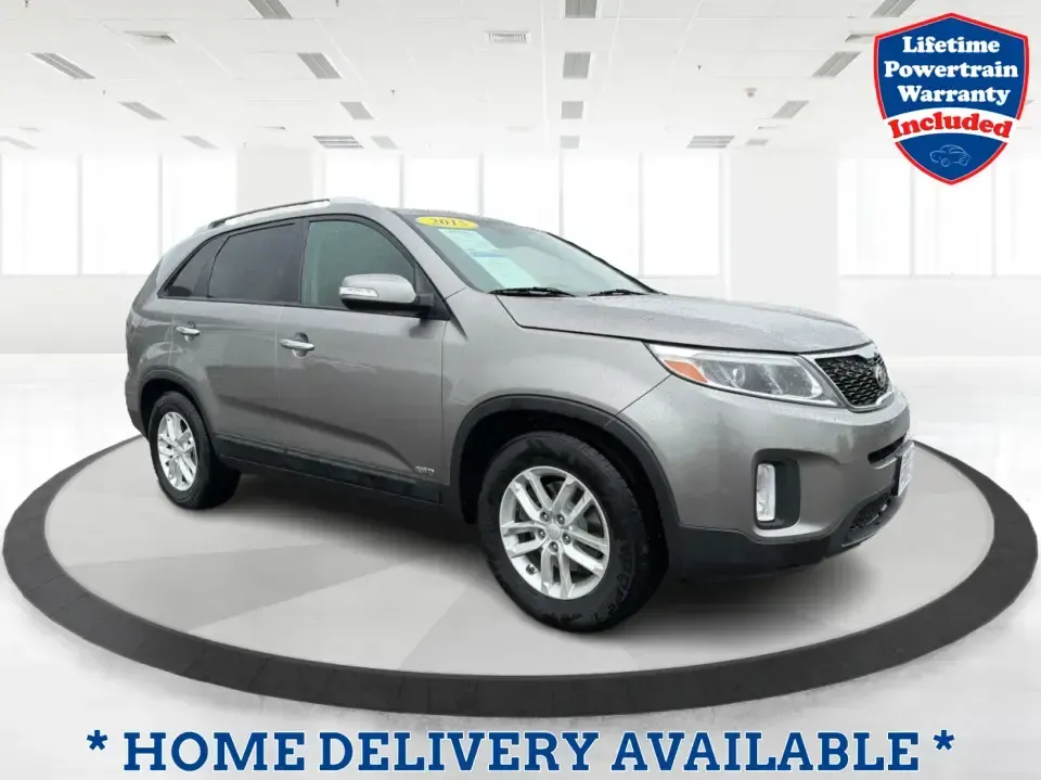 2015 Kia Sorento LX (5XYKTCA61FG) with an 2.4L I-4 gasoline direct injection engine, 6-Speed Automatic transmission, located at 880 E. National Road, Vandalia, OH, 45377, (937) 908-9800, 39.891918, -84.183594 - Need one SUV that can handle school drop-offs, grocery runs, and a weekend escape out toward the metro parks without feeling like a compromise? This 2015 Kia Sorento LX in Titanium Silver is a smart, practical choice for drivers in Vandalia, OH who want everyday comfort, confident traction, and fami - Photo#0