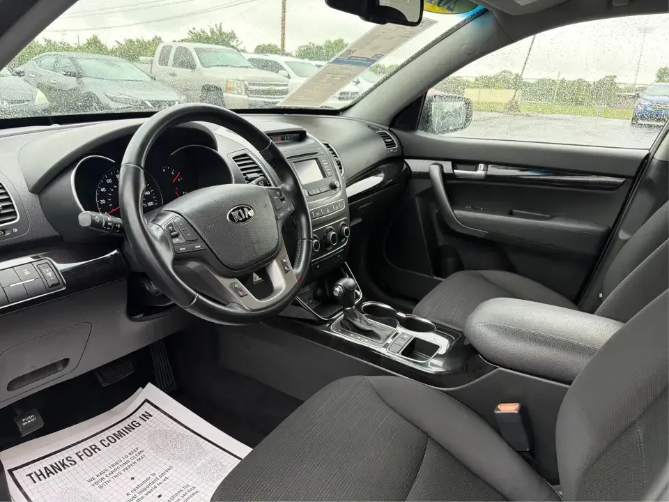 2015 Kia Sorento LX (5XYKTCA61FG) with an 2.4L I-4 gasoline direct injection engine, 6-Speed Automatic transmission, located at 880 E. National Road, Vandalia, OH, 45377, (937) 908-9800, 39.891918, -84.183594 - Need one SUV that can handle school drop-offs, grocery runs, and a weekend escape out toward the metro parks without feeling like a compromise? This 2015 Kia Sorento LX in Titanium Silver is a smart, practical choice for drivers in Vandalia, OH who want everyday comfort, confident traction, and fami - Photo#9