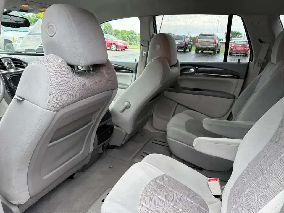 2015 Buick Enclave Convenience (5GAKRAKD6FJ) with an 3.6L V-6 gasoline direct injection engine, 6-Speed Automatic Overdrive transmission, located at 1184 Kauffman Ave, Fairborn, OH, 45324, (937) 908-9800, 39.807072, -84.030914 - Road-trip weekends, school drop-offs, and stress-free grocery runs get a whole lot easier in a 3-row SUV that's built to keep everyone comfortable. This **2015 Buick Enclave Convenience** in **White Opal** is a smart pick for **growing families**, **busy commuters**, and **budget-conscious buyers** - Photo#10