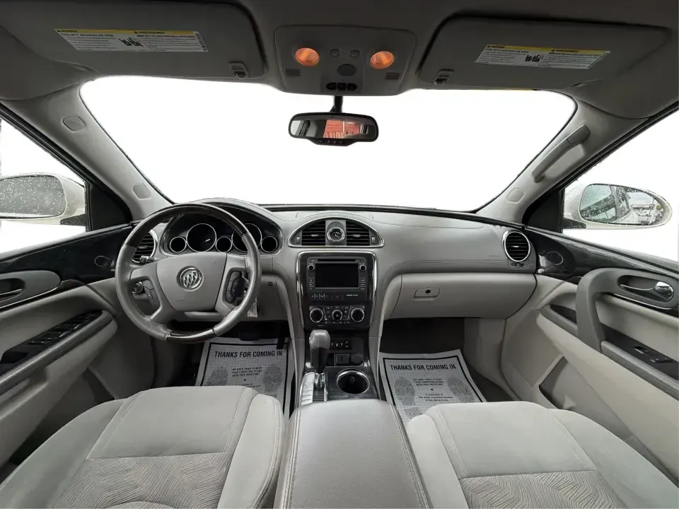 2015 Buick Enclave Convenience (5GAKRAKD6FJ) with an 3.6L V-6 gasoline direct injection engine, 6-Speed Automatic Overdrive transmission, located at 1184 Kauffman Ave, Fairborn, OH, 45324, (937) 908-9800, 39.807072, -84.030914 - Road-trip weekends, school drop-offs, and stress-free grocery runs get a whole lot easier in a 3-row SUV that's built to keep everyone comfortable. This **2015 Buick Enclave Convenience** in **White Opal** is a smart pick for **growing families**, **busy commuters**, and **budget-conscious buyers** - Photo#22