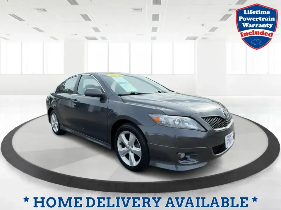 2011 Toyota Camry SE V6 (4T1BK3EK9BU) with an 3.5L V-6 DOHC engine, 6-Speed Automatic transmission, located at 4508 South Dixie Dr, Moraine, OH, 45439, (937) 908-9800, 39.689976, -84.218452 - Need a commuter that can eat up I75 miles all week, then still feel sporty for a Saturday drive past the Great Miami River or out toward the Miami Valley? This 2011 Toyota Camry SE V6 is the kind of practical-yet-fun sedan that fits real life in Piqua-reliable for work runs, comfortable for family e - Photo#0