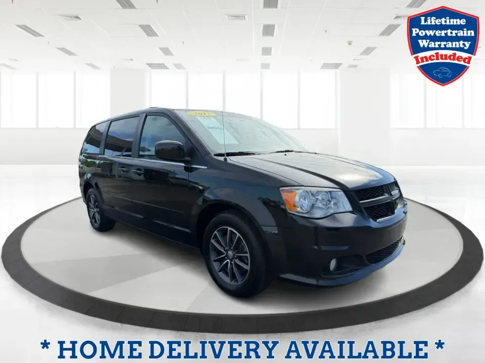 2017 Dodge Grand Caravan SXT (2C4RDGCG6HR) with an Pentastar 3.6L V-6 DOHC engine, 6A transmission, located at 1230 East Main St, Xenia, OH, 45385, (937) 908-9800, 39.688026, -83.910172 - Make school drop-offs, grocery runs, and weekend road trips feel easy again in a family-ready van that's built to haul people, gear, and memories. This 2017 Dodge Grand Caravan SXT in Black Onyx Crystal Pearlcoat is a smart pick for growing families, busy commuters who need space, and budget-conscio - Photo#0