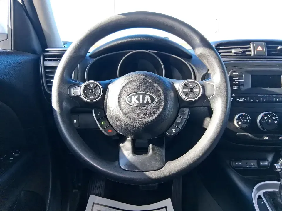 2015 Kia Soul Base (KNDJN2A28F7) with an 1.6L L4 DOHC 16V engine, located at 1099 N County Rd 25A , Troy, OH, 45373, (937) 908-9800, 40.057079, -84.212883 - Whether you're commuting down I-75, running errands between Troy neighborhoods, or packing up for a weekend escape to Charleston Falls Preserve, this 2015 Kia Soul is the kind of practical, personality-packed ride that fits real life. With its easy-to-park wagon shape, versatile cargo space, and fue - Photo#16
