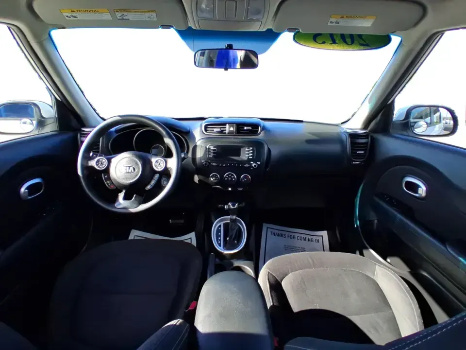 2015 Kia Soul Base (KNDJN2A28F7) with an 1.6L L4 DOHC 16V engine, located at 1099 N County Rd 25A , Troy, OH, 45373, (937) 908-9800, 40.057079, -84.212883 - Whether you're commuting down I-75, running errands between Troy neighborhoods, or packing up for a weekend escape to Charleston Falls Preserve, this 2015 Kia Soul is the kind of practical, personality-packed ride that fits real life. With its easy-to-park wagon shape, versatile cargo space, and fue - Photo#19