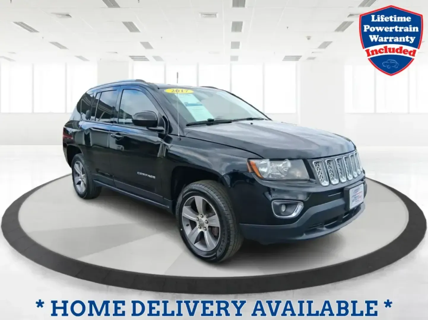 2017 Jeep Compass Latitude FWD (1C4NJCEBXHD) with an 2.4L L4 DOHC 16V engine, CVT transmission, located at 1951 S Dayton Lakeview Rd., New Carlisle, OH, 45344, (937) 908-9800, 39.890999, -84.050255 - Make your weekdays smoother and your weekends more spontaneous in this stylish, road-ready SUV-perfect for commuters heading toward Dayton, families running errands around Clark County, and anyone who wants a comfortable ride for quick getaways to Buck Creek State Park or a day trip through Springfi- Photo#0