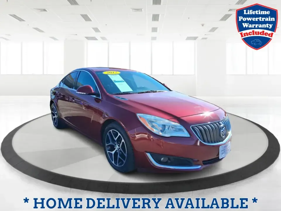 2017 Buick Regal Turbo Sport Touring (2G4GL5EX9H9) with an 2L I-4 gasoline direct injection engine, 6A transmission, located at 1099 N County Rd 25A , Troy, OH, 45373, (937) 908-9800, 40.057079, -84.212883 - Need a sporty, comfortable commuter that still feels special on date night, errands around town, or a weekend run up I75? This 2017 Buick Regal Turbo Sport Touring in Crimson Red Tintcoat fits the lifestyle of drivers who want a refined sedan with confident power for daily miles, plus the kind of fe - Photo#0