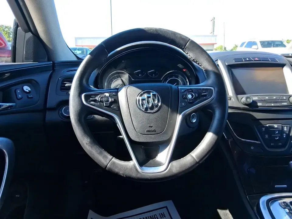 2017 Buick Regal Turbo Sport Touring (2G4GL5EX9H9) with an 2L I-4 gasoline direct injection engine, 6A transmission, located at 1099 N County Rd 25A , Troy, OH, 45373, (937) 908-9800, 40.057079, -84.212883 - Need a sporty, comfortable commuter that still feels special on date night, errands around town, or a weekend run up I75? This 2017 Buick Regal Turbo Sport Touring in Crimson Red Tintcoat fits the lifestyle of drivers who want a refined sedan with confident power for daily miles, plus the kind of fe - Photo#16