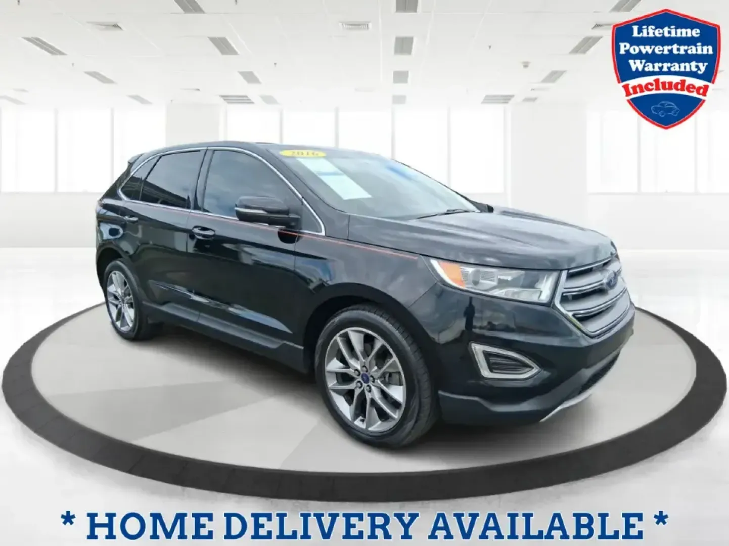 2016 Ford Edge Titanium (2FMPK3K87GB) with an 3.5L V6 DOHC 24V engine, 6A transmission, located at 401 Woodman Dr, Riverside, OH, 45431, (937) 908-9800, 39.760899, -84.123421 - Road-trip weekends to Hocking Hills, daily commutes down I675, and school drop-offs around Riverside all feel easier when you've got a comfortable, feature-packed SUV that fits real life. This 2016 Ford Edge Titanium in Shadow Black delivers the kind of refined ride and smart tech that makes every m- Photo#0