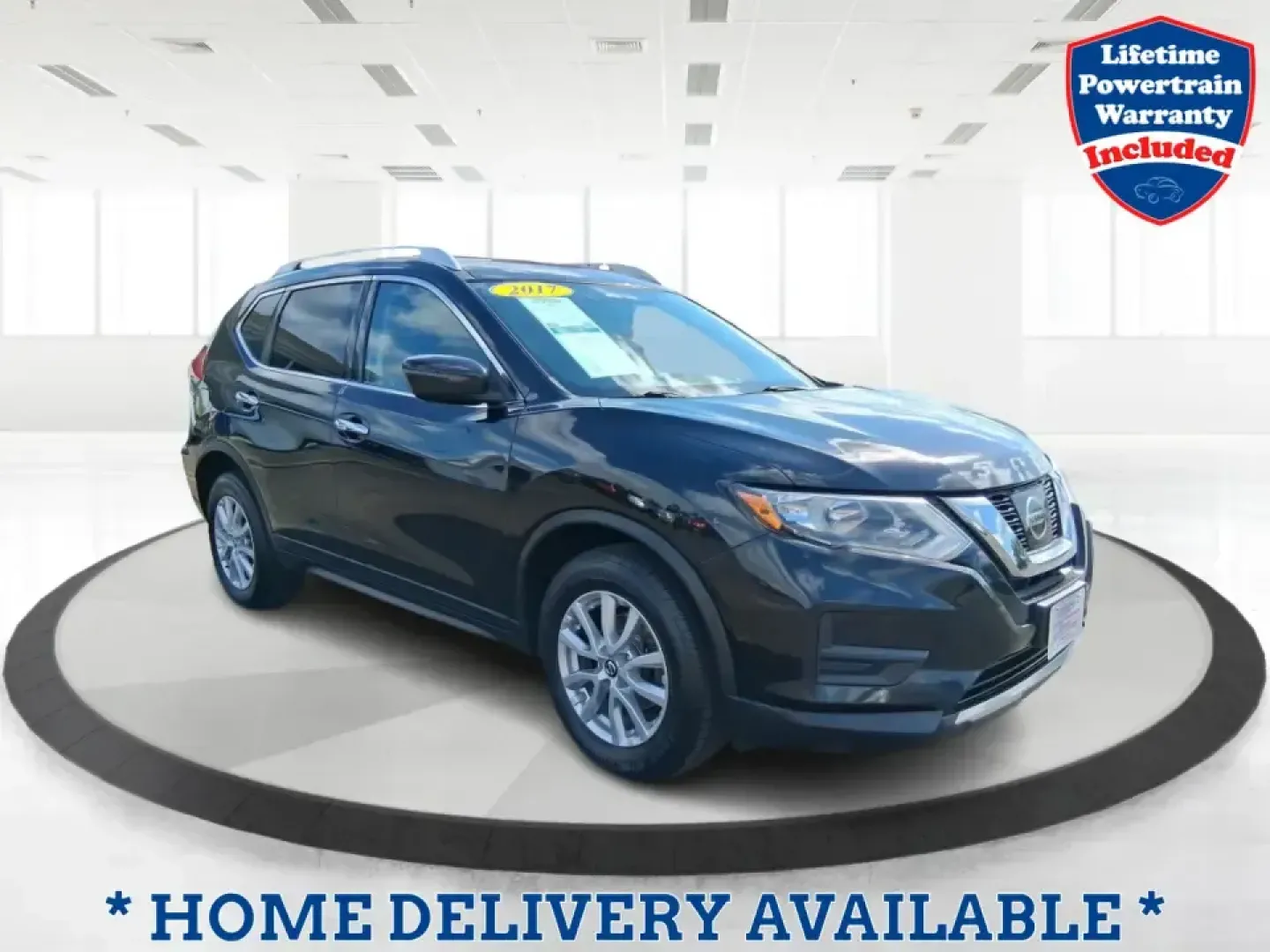 2017 Nissan Rogue SV (KNMAT2MV0HP) with an 2.5L I-4 DOHC engine, CVT transmission, located at 8750 N County Rd 25A, Piqua, OH, 45356, (937) 908-9800, 40.164391, -84.232513 - Picture your next road trip up I75 with the family, a weekend run to Indian Lake, or a confidence-inspiring commute through Miami County in a versatile SUV that's built to handle Ohio's changing seasons. This **2017 Nissan Rogue SV** in **Magnetic Black** brings the everyday practicality busy househ- Photo#0