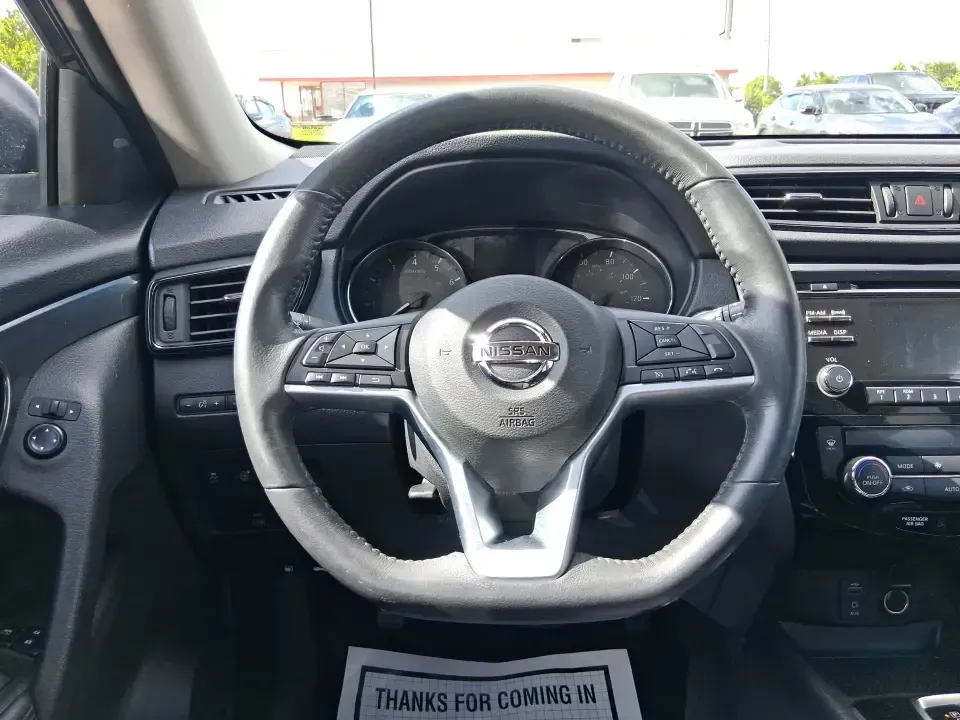 2017 Nissan Rogue SV (KNMAT2MV0HP) with an 2.5L I-4 DOHC engine, CVT transmission, located at 8750 N County Rd 25A, Piqua, OH, 45356, (937) 908-9800, 40.164391, -84.232513 - Picture your next road trip up I75 with the family, a weekend run to Indian Lake, or a confidence-inspiring commute through Miami County in a versatile SUV that's built to handle Ohio's changing seasons. This **2017 Nissan Rogue SV** in **Magnetic Black** brings the everyday practicality busy househ - Photo#16