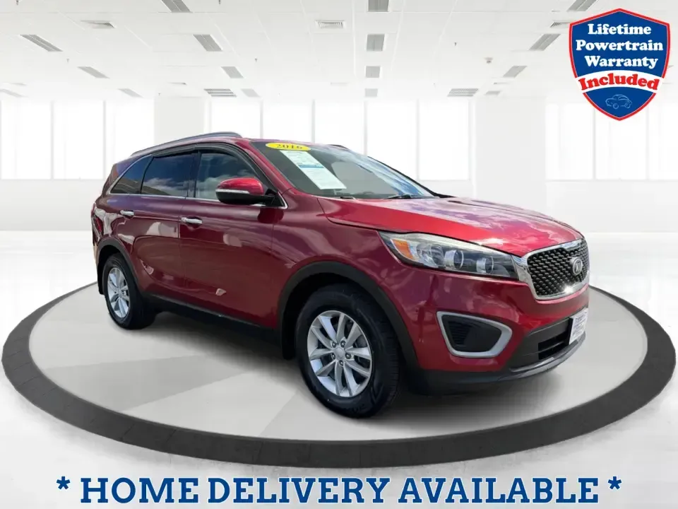 2016 Kia Sorento 2.4L LX (5XYPG4A38GG) with an 2.4L I-4 gasoline direct injection engine, 6-Speed Automatic transmission, located at 880 E. National Road, Vandalia, OH, 45377, (937) 908-9800, 39.891918, -84.183594 - Load up the family, point the hood toward I75, and make weekend plans feel easy again-this 2016 Kia Sorento LX is the kind of midsize SUV that fits real life in Vandalia, from school runs and grocery stops to road trips toward Dayton or a quick getaway out by the Great Miami River. Finished in stand - Photo#0