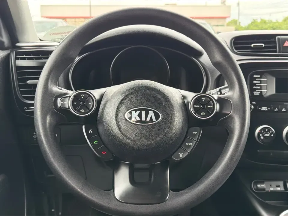 2014 Kia Soul Base (KNDJN2A20E7) with an 1.6L L4 DOHC 16V engine, located at 1184 Kauffman Ave, Fairborn, OH, 45324, (937) 908-9800, 39.807072, -84.030914 - Need a practical, easy-to-park commuter that can also handle grocery runs, campus life, and weekend trips around the Miami Valley? This 2014 Kia Soul Base in bright White delivers the kind of everyday versatility that fits real life in Fairborn-whether you're commuting to Wright-Patterson AFB, headi - Photo#16
