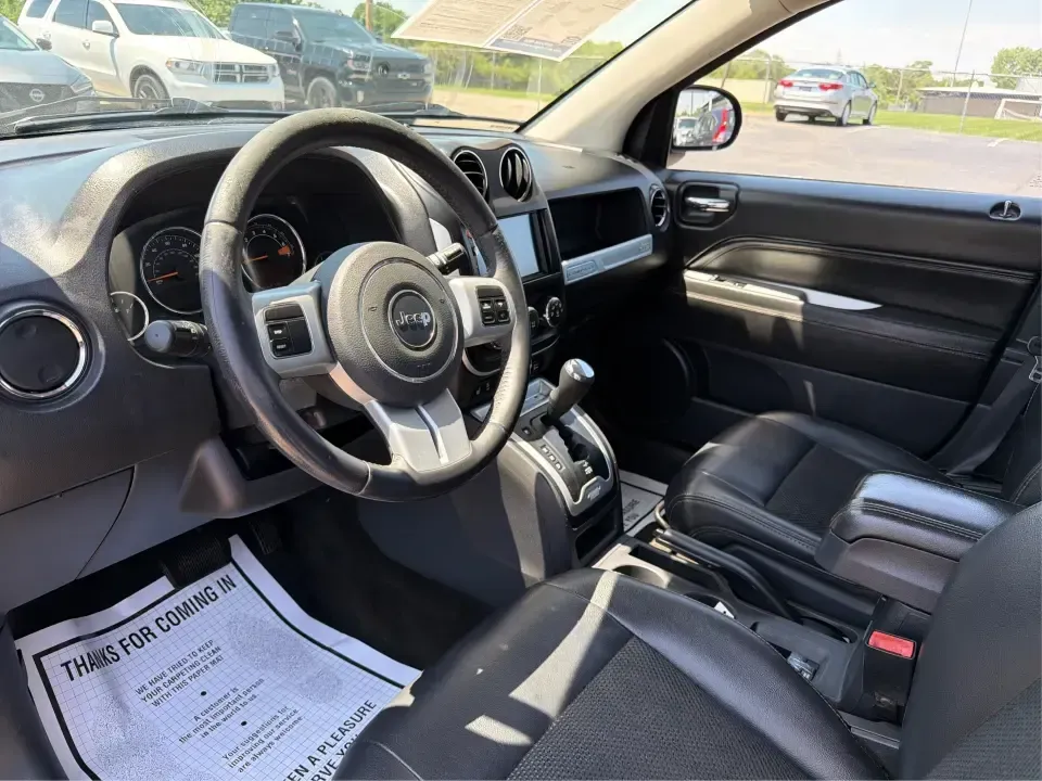 2017 Jeep Compass Latitude 4x4 (1C4NJDEB3HD) with an 2.4L I-4 DOHC engine, 6A transmission, located at 1230 East Main St, Xenia, OH, 45385, (937) 908-9800, 39.688026, -83.910172 - Ready for weekend escapes to John Bryan State Park, everyday school drop-offs, and confident winter commutes on US-35? This 2017 Jeep Compass Latitude 4x4 in Black Clearcoat is the kind of compact SUV that fits real life in Xenia, OH-easy to park around downtown, comfortable for long drives toward D - Photo#9