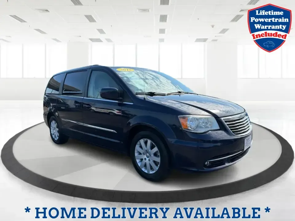 2015 Chrysler Town and Country Touring (2C4RC1BG1FR) with an 3.6L V-6 DOHC engine, 6-Speed Automatic transmission, located at 1951 S Dayton Lakeview Rd., New Carlisle, OH, 45344, (937) 908-9800, 39.890999, -84.050255 - Load up the kids, the snacks, and the luggage-this 2015 Chrysler Town and Country Touring is built for real life in New Carlisle, whether you're running daily school drop-offs, commuting toward Dayton, or packing up for a weekend road trip. Finished in eye-catching True Blue Pearlcoat, this family - Photo#0
