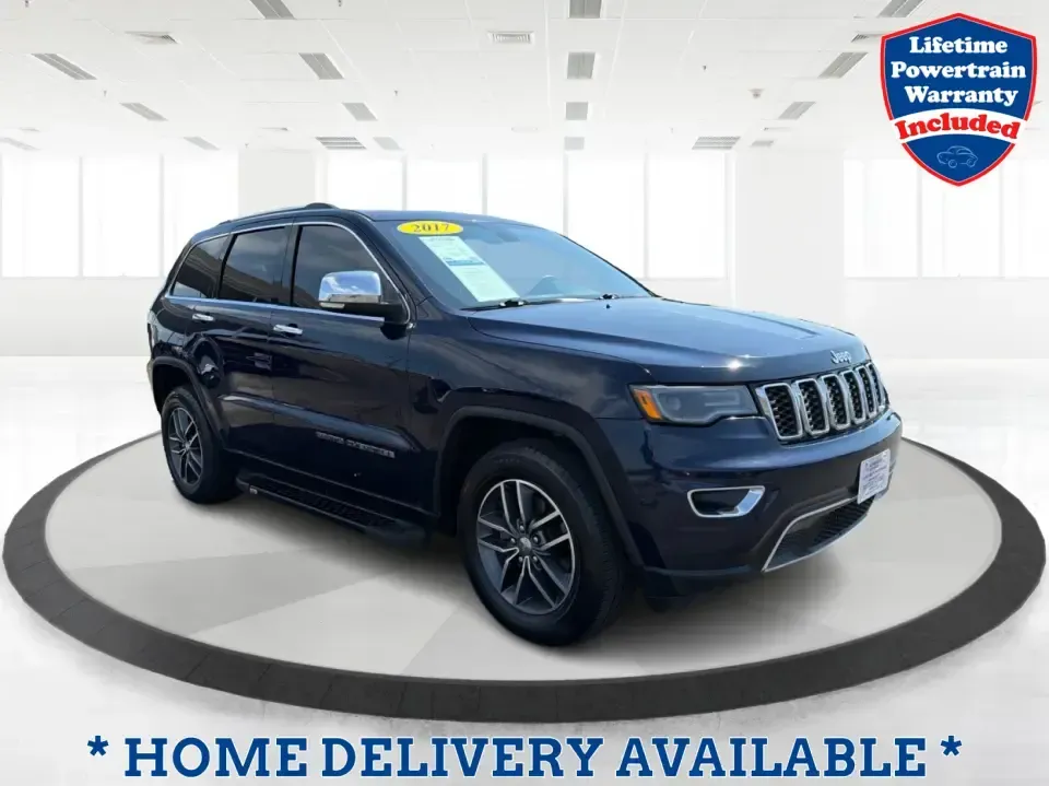 2017 Jeep Grand Cherokee Limited 4x2 (1C4RJEBG2HC) with an 3.6L V6 DOHC 24V engine, 8A transmission, located at 880 E. National Road, Vandalia, OH, 45377, (937) 908-9800, 39.891918, -84.183594 - Picture your next road trip starting in Vandalia-bags packed, playlists ready, and the comfort to make every mile feel easy. This 2017 Jeep Grand Cherokee Limited 4x2 is a smart fit for busy families, daily commuters heading toward Dayton, and weekend explorers who want SUV space and Jeep style with - Photo#0