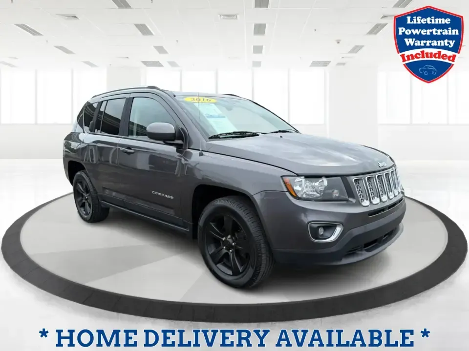 2016 Jeep Compass Latitude 4WD (1C4NJDEB2GD) with an 2.4L L4 DOHC 16V engine, 6A transmission, located at 880 E. National Road, Vandalia, OH, 45377, (937) 908-9800, 39.891918, -84.183594 - Weekend getaways, winter commutes, and everyday errands feel a lot simpler when your SUV is ready for whatever Ohio throws at it. This 2016 Jeep Compass Latitude 4WD is a smart pick for drivers who want the confidence of four-wheel drive, practical space for five passengers, and the comfort features- Photo#0