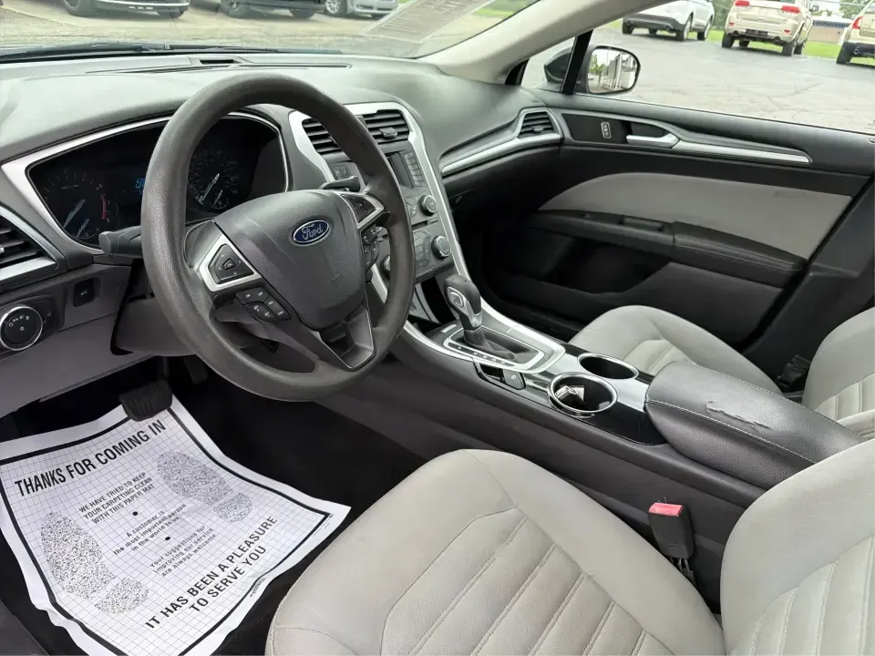 2014 Ford Fusion S (3FA6P0G78ER) with an Duratec 2.5L I-4 DOHC engine, located at 8750 N County Rd 25A, Piqua, OH, 45356, (937) 908-9800, 40.164391, -84.232513 - Are you on the hunt for a reliable sedan that fits seamlessly into your everyday life? Look no further than this stunning 2014 Ford Fusion S, available now at Advantage Car and Credit in Fairborn, OH. This vehicle is the perfect choice for budget-conscious buyers or families needing a dependable rid - Photo#9
