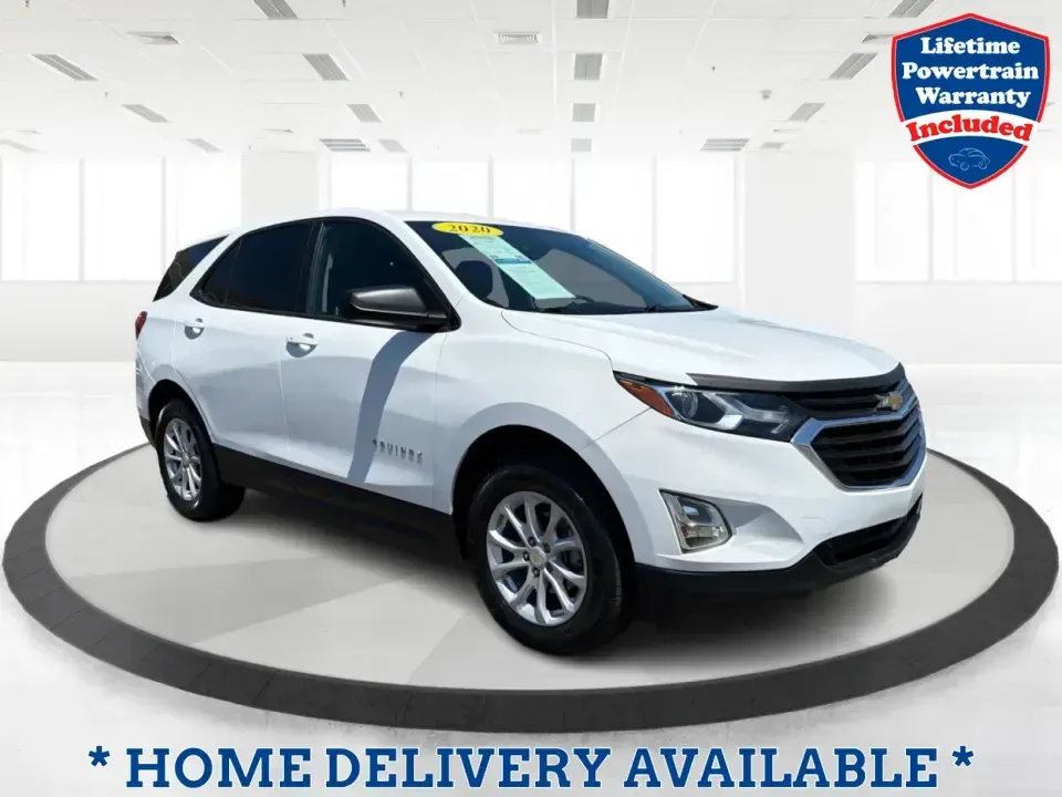 2020 Chevrolet Equinox FWD LS (3GNAXHEVXLS) with an 1.5L I-4 gasoline direct injection engine, 6A transmission, located at 1184 Kauffman Ave, Fairborn, OH, 45324, (937) 908-9800, 39.807072, -84.030914 - Picture your next week: an easy commute to Wright-Patterson AFB, a quick grocery run near Fairfield Commons, and a weekend drive out to John Bryan State Park-without needing a huge SUV or a complicated ownership experience. This 2020 Chevrolet Equinox FWD LS in Summit White is a practical, everyday- - Photo#0