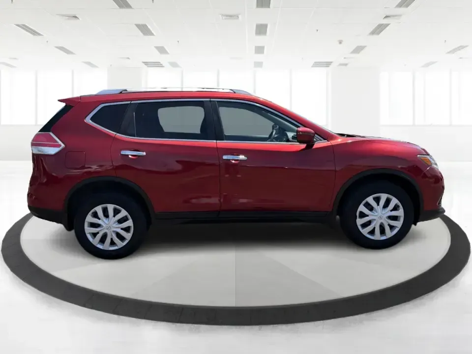 2016 Nissan Rogue S (JN8AT2MVXGW) with an 2.5L I-4 DOHC engine, CVT transmission, located at 1099 N County Rd 25A , Troy, OH, 45373, (937) 908-9800, 40.057079, -84.212883 - Picture your next Ohio weekend: loading up groceries for the week, packing sports gear for the kids, or heading out for a day trip to Dayton or the Miami Valley-without feeling cramped or stressed. This Cayenne Red 2016 Nissan Rogue S is the kind of compact SUV that fits real-life routines: comforta - Photo#1