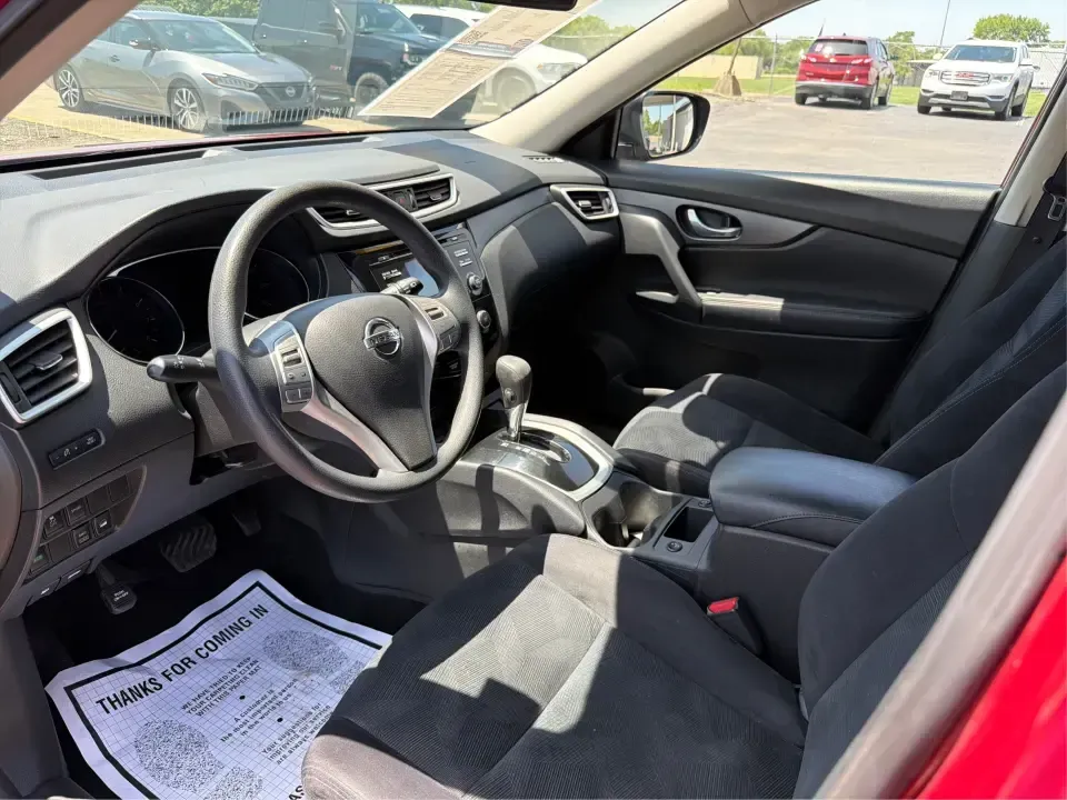 2016 Nissan Rogue S (JN8AT2MVXGW) with an 2.5L I-4 DOHC engine, CVT transmission, located at 1099 N County Rd 25A , Troy, OH, 45373, (937) 908-9800, 40.057079, -84.212883 - Picture your next Ohio weekend: loading up groceries for the week, packing sports gear for the kids, or heading out for a day trip to Dayton or the Miami Valley-without feeling cramped or stressed. This Cayenne Red 2016 Nissan Rogue S is the kind of compact SUV that fits real-life routines: comforta - Photo#9