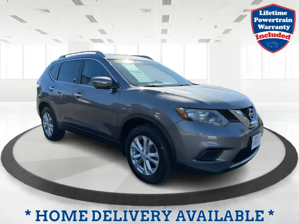 2015 Nissan Rogue SV (5N1AT2MVXFC) with an 2.5L I-4 DOHC engine, Continuously Variable Transmission transmission, located at 4508 South Dixie Dr, Moraine, OH, 45439, (937) 908-9800, 39.689976, -84.218452 - Whether you're juggling school drop-offs, commuting down I-75, or planning a weekend escape to Cox Arboretum or the RiverScape MetroPark, this 2015 Nissan Rogue SV is the kind of compact SUV that fits real life in Moraine. With available all-weather capability, flexible seating, and everyday comfort - Photo#0