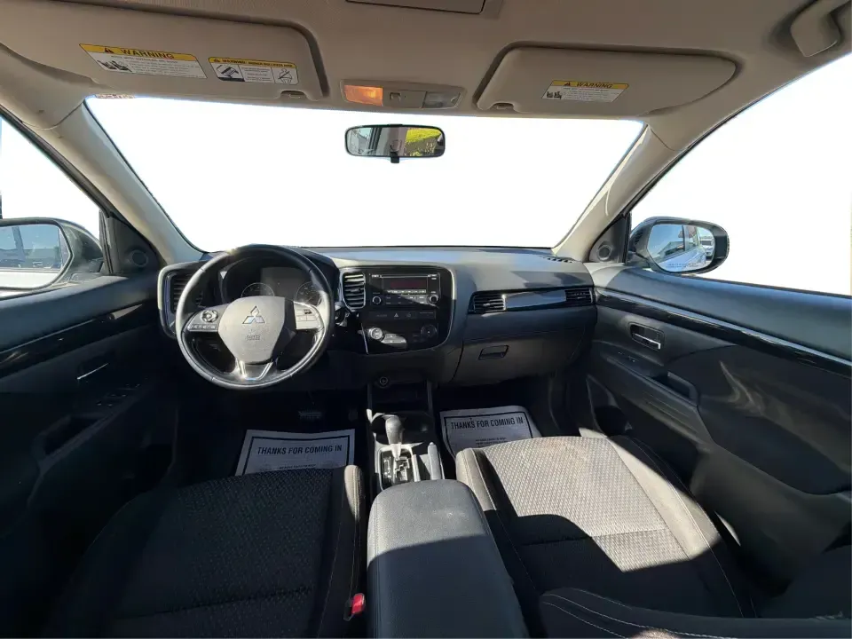 2016 Mitsubishi Outlander ES (JA4AD2A30GZ) with an 2.4L I-4 variable valve control engine, CVT transmission, located at 8750 N County Rd 25A, Piqua, OH, 45356, (937) 908-9800, 40.164391, -84.232513 - Weekend road trips to Indian Lake, daily commutes down I75, or shuttling kids between practice and school-this 2016 Mitsubishi Outlander ES is built for real-life schedules in and around Piqua, Ohio. Finished in Diamond White Pearl, this versatile SUV blends family-friendly space with easy-to-live-w - Photo#21