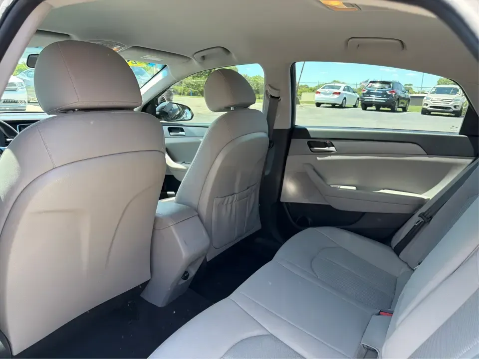 2018 Hyundai Sonata ECO (5NPE24AA3JH) with an 1.6L I-4 gasoline direct injection engine, 7A transmission, located at 1951 S Dayton Lakeview Rd., New Carlisle, OH, 45344, (937) 908-9800, 39.890999, -84.050255 - Need a smart, efficient sedan that can handle a busy weekday commute to Dayton, quick school drop-offs, and the occasional weekend run to Springfield without draining your budget? This 2018 Hyundai Sonata ECO in sleek Machine Gray is an ideal fit for drivers who want comfort, tech, and fuel-friendly - Photo#10