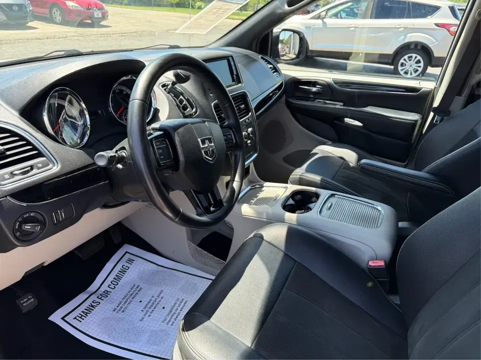 2019 Dodge Grand Caravan SXT (2C4RDGCG7KR) with an Pentastar 3.6L V-6 DOHC engine, 6A transmission, located at 401 Woodman Dr, Riverside, OH, 45431, (937) 908-9800, 39.760899, -84.123421 - Road trips to Hocking Hills, the daily school drop-off line, weekend soccer tournaments, or a long commute down I675-when life is busy, you need a van that keeps up without feeling like a compromise. This 2019 Dodge Grand Caravan SXT in White Knuckle Clearcoat is built for real-world family schedule - Photo#9
