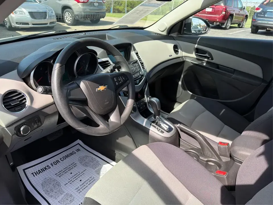 2014 Chevrolet Cruze LS Auto (1G1PA5SG0E7) with an ECOTEC 1.8L I-4 DOHC engine, 6-Speed Automatic transmission, located at 401 Woodman Dr, Riverside, OH, 45431, (937) 908-9800, 39.760899, -84.123421 - Picture your next week in Riverside: an easy I675 commute to Wright-Patterson AFB, quick grocery runs near Airway Shopping Center, and a comfortable weekend drive down Woodman Dr toward Downtown Dayton-without stretching your budget. This 2014 Chevrolet Cruze LS Auto is a smart, practical sedan for - Photo#9