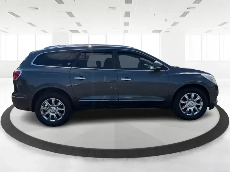 2013 Buick Enclave Leather (5GAKRCKD0DJ) with an 3.6L V-6 gasoline direct injection engine, 6-Speed Automatic Overdrive transmission, located at 8750 N County Rd 25A, Piqua, OH, 45356, (937) 908-9800, 40.164391, -84.232513 - Pack the kids for school drop-offs in the morning, load up for a weekend at the National Museum of the U.S. Air Force, or cruise I75 with friends headed toward downtown Dayton-this 2013 Buick Enclave Leather is built for real-life comfort with a premium feel. Finished in Atlantis Blue Metallic and d - Photo#1