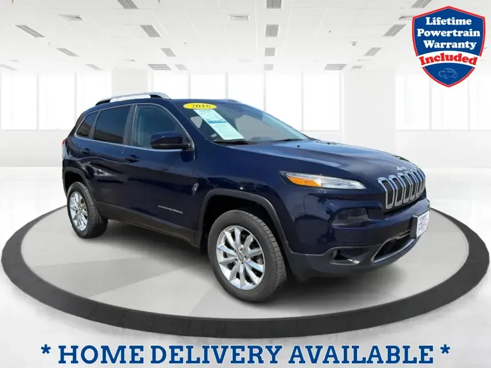 2016 Jeep Cherokee Limited 4WD (1C4PJMDB9GW) with an 2.4L L4 DOHC 16V engine, 9A transmission, located at 1099 N County Rd 25A , Troy, OH, 45373, (937) 908-9800, 40.057079, -84.212883 - Picture your next weekend: loading up the family for a quick trip to Charleston Falls Preserve, cruising out toward Taylorsville MetroPark, or taking the scenic backroads around Troy with confident four-wheel-drive capability and premium comfort. This 2016 Jeep Cherokee Limited 4WD in standout True- Photo#0