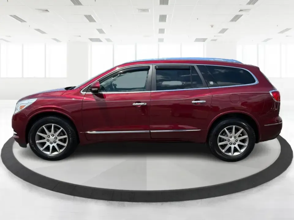 2015 Buick Enclave Leather AWD (5GAKVBKD9FJ) with an 3.6L V6 DOHC 24V engine, 6-Speed Automatic Overdrive transmission, located at 4508 South Dixie Dr, Moraine, OH, 45439, (937) 908-9800, 39.689976, -84.218452 - Road-trip weekends to Hueston Woods, school drop-offs around West Carrollton, and daily commutes up I75 feel a lot easier when your SUV has real space, comfort, and confidence in every season. This 2015 Buick Enclave Leather in stunning Crimson Red Tintcoat is built for busy families, carpool captai - Photo#5
