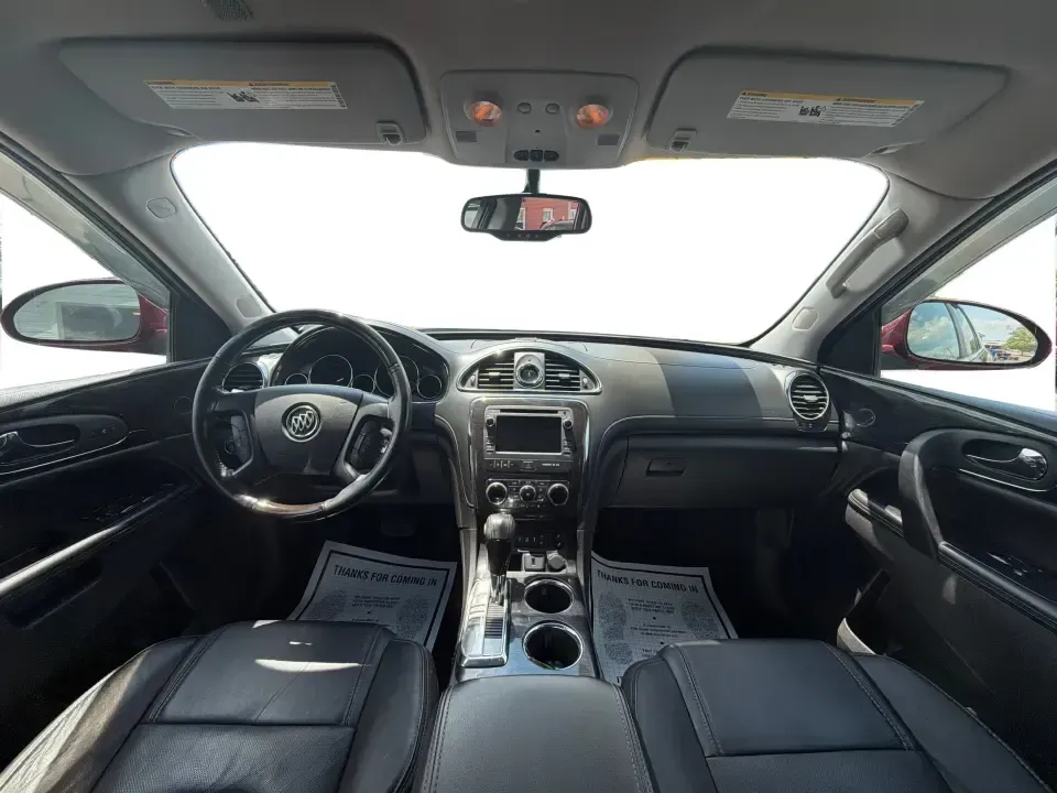 2015 Buick Enclave Leather AWD (5GAKVBKD9FJ) with an 3.6L V6 DOHC 24V engine, 6-Speed Automatic Overdrive transmission, located at 4508 South Dixie Dr, Moraine, OH, 45439, (937) 908-9800, 39.689976, -84.218452 - Road-trip weekends to Hueston Woods, school drop-offs around West Carrollton, and daily commutes up I75 feel a lot easier when your SUV has real space, comfort, and confidence in every season. This 2015 Buick Enclave Leather in stunning Crimson Red Tintcoat is built for busy families, carpool captai - Photo#20