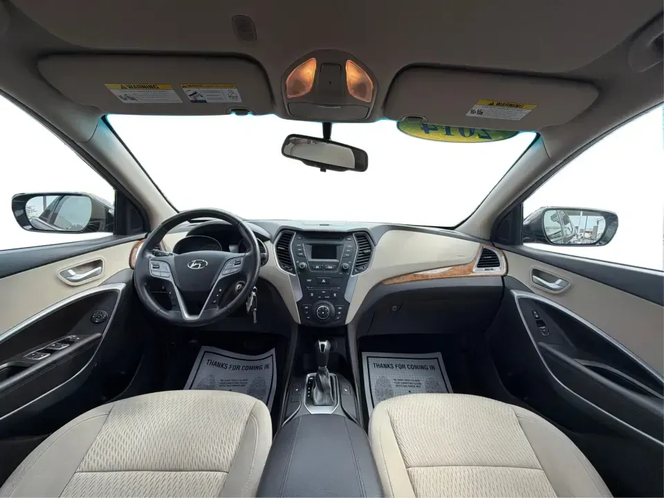 2014 Hyundai Santa Fe Sport 2.4 AWD (5XYZUDLB0EG) with an 2.4L L4 DOHC 16V engine, 6-Speed Automatic transmission, located at 4508 South Dixie Dr, Moraine, OH, 45439, (937) 908-9800, 39.689976, -84.218452 - Picture your next weekend escape: loading up the family, pointing the nose toward the MetroParks, and cruising I-75 with room for everyone and everything-without feeling like you're driving a bus. This 2014 Hyundai Santa Fe 2.4L in Cabo Bronze is a practical, road-trip-ready SUV that fits real life - Photo#21