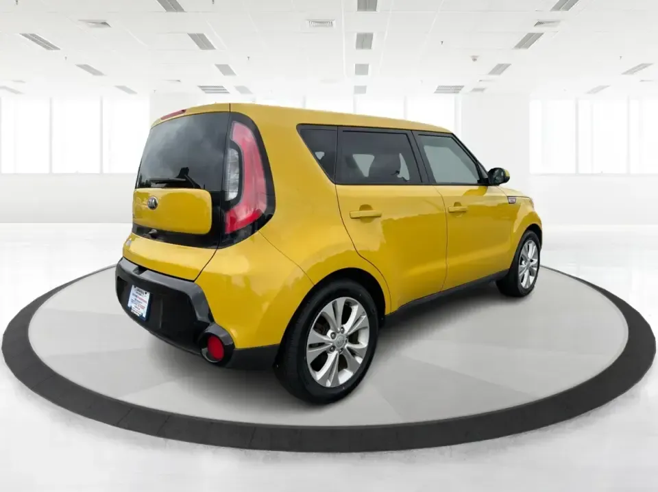 2016 Kia Soul + (KNDJP3A5XG7) with an 2L I-4 gasoline direct injection engine, 6A transmission, located at 401 Woodman Dr, Riverside, OH, 45431, (937) 908-9800, 39.760899, -84.123421 - Need a city-friendly ride that makes daily life easier-school drop-offs, a long commute to Wright-Patterson AFB, or quick weekend runs for coffee and groceries-without feeling like you're driving something ordinary? This 2016 Kia Soul + in Solar Yellow brings standout style, hatchback versatility, a - Photo#2