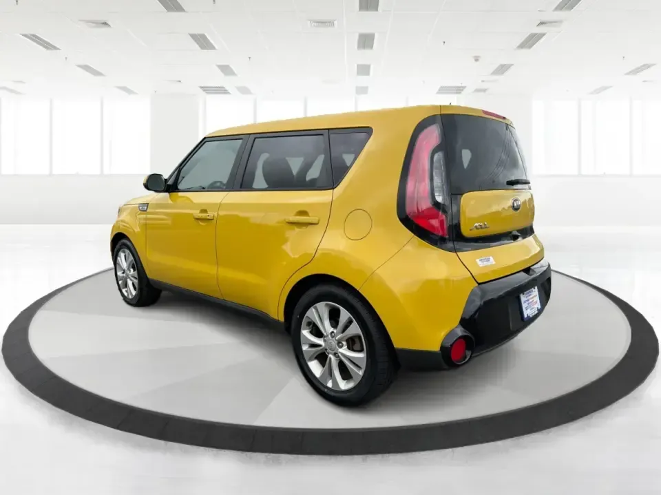 2016 Kia Soul + (KNDJP3A5XG7) with an 2L I-4 gasoline direct injection engine, 6A transmission, located at 401 Woodman Dr, Riverside, OH, 45431, (937) 908-9800, 39.760899, -84.123421 - Need a city-friendly ride that makes daily life easier-school drop-offs, a long commute to Wright-Patterson AFB, or quick weekend runs for coffee and groceries-without feeling like you're driving something ordinary? This 2016 Kia Soul + in Solar Yellow brings standout style, hatchback versatility, a - Photo#4