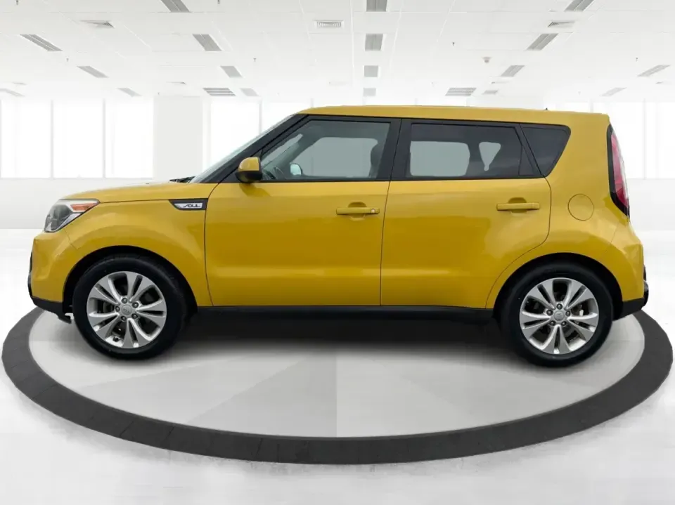 2016 Kia Soul + (KNDJP3A5XG7) with an 2L I-4 gasoline direct injection engine, 6A transmission, located at 401 Woodman Dr, Riverside, OH, 45431, (937) 908-9800, 39.760899, -84.123421 - Need a city-friendly ride that makes daily life easier-school drop-offs, a long commute to Wright-Patterson AFB, or quick weekend runs for coffee and groceries-without feeling like you're driving something ordinary? This 2016 Kia Soul + in Solar Yellow brings standout style, hatchback versatility, a - Photo#5
