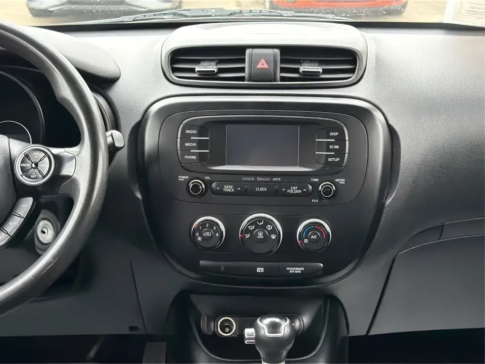 2016 Kia Soul + (KNDJP3A5XG7) with an 2L I-4 gasoline direct injection engine, 6A transmission, located at 401 Woodman Dr, Riverside, OH, 45431, (937) 908-9800, 39.760899, -84.123421 - Need a city-friendly ride that makes daily life easier-school drop-offs, a long commute to Wright-Patterson AFB, or quick weekend runs for coffee and groceries-without feeling like you're driving something ordinary? This 2016 Kia Soul + in Solar Yellow brings standout style, hatchback versatility, a - Photo#12