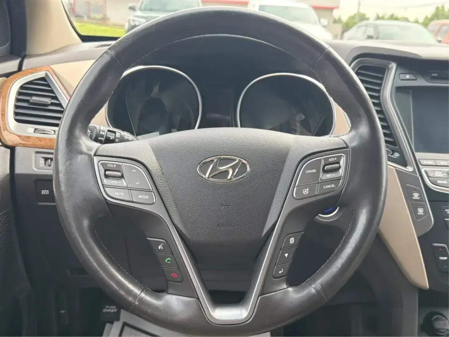 2016 Hyundai Santa Fe 2.4L (5XYZU3LB5GG) with an Theta II 2.4L I-4 gasoline direct injection engine, 6-Speed Automatic transmission, located at 1099 N County Rd 25A , Troy, OH, 45373, (937) 908-9800, 40.057079, -84.212883 - Load up the family, point the hood toward a weekend at John Bryan State Park, or make the daily commute from Xenia to Beavercreek feel more comfortable-this 2016 Hyundai Santa Fe 2.4L is the kind of SUV that fits real life. With three-row versatility in a right-sized footprint, it's ideal for school- Photo#16