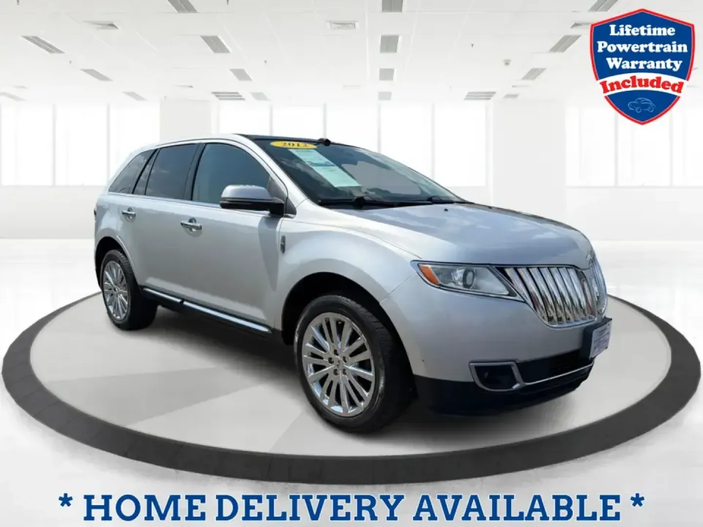 2012 Lincoln MKX Base (2LMDJ8JK1CB) with an 3.7L V6 DOHC 24V engine, 6-Speed Automatic transmission, located at 401 Woodman Dr, Riverside, OH, 45431, (937) 908-9800, 39.760899, -84.123421 - Need a comfortable, confident SUV for daily commuting to Wright-Patterson AFB, school drop-offs in Beavercreek, and weekend runs to The Greene or Carillon Historical Park? This 2012 Lincoln MKX Base in classic Silver delivers the kind of quiet ride, upscale comfort, and V6 power that makes errands f - Photo#0