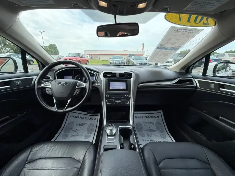 2017 Ford Fusion SE (3FA6P0T99HR) with an EcoBoost 2L I-4 gasoline direct injection engine, 6A transmission, located at 1230 East Main St, Xenia, OH, 45385, (937) 908-9800, 39.688026, -83.910172 - Built for real life in the Miami Valley-school drop-offs, long commutes, and weekend getaways-this 2017 Ford Fusion SE is the kind of sedan that fits smoothly into a busy schedule while still feeling comfortable and confident on the road. Finished in crisp Oxford White, it's a smart pick for commute - Photo#22