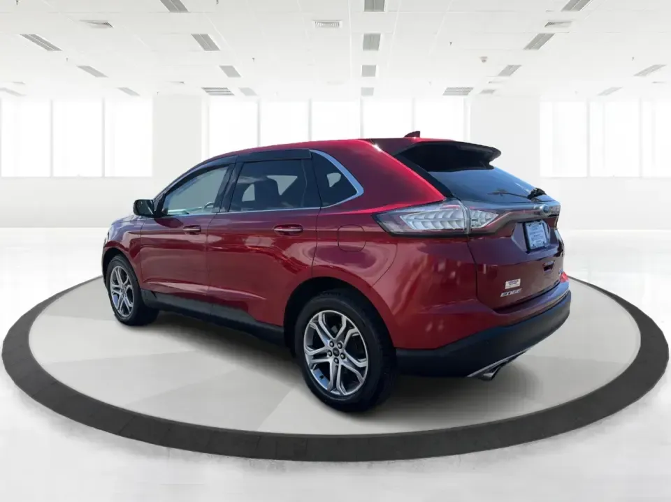 2016 Ford Edge Titanium (2FMPK3K93GB) with an 2.0L L4 DOHC 16V engine, 6A transmission, located at 880 E. National Road, Vandalia, OH, 45377, (937) 908-9800, 39.891918, -84.183594 - Picture your next road trip weekend: a comfortable SUV that can handle the daily school run, the long commute up I75, and a quick escape to the National Museum of the U.S. Air Force-without feeling like you're roughing it. This 2016 Ford Edge Titanium is built for real life in Vandalia, OH: roomy, c - Photo#4